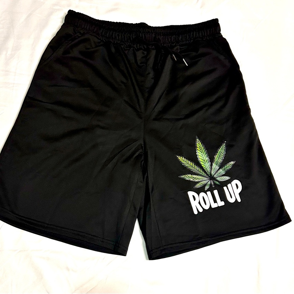 Tobacco leaf large men shorts